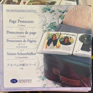 Creative Memories 7x7 page protectors